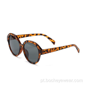 2022 New Eyewear Retro redondo óculos de sol de plástico feminino Sunglasse
